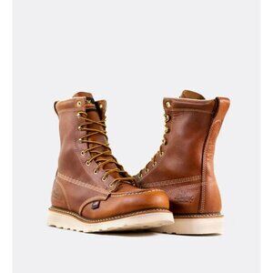 Thorogood American Heritage 8” Steel Toe Work Boots for Men 804-4208 Tobacco Oil